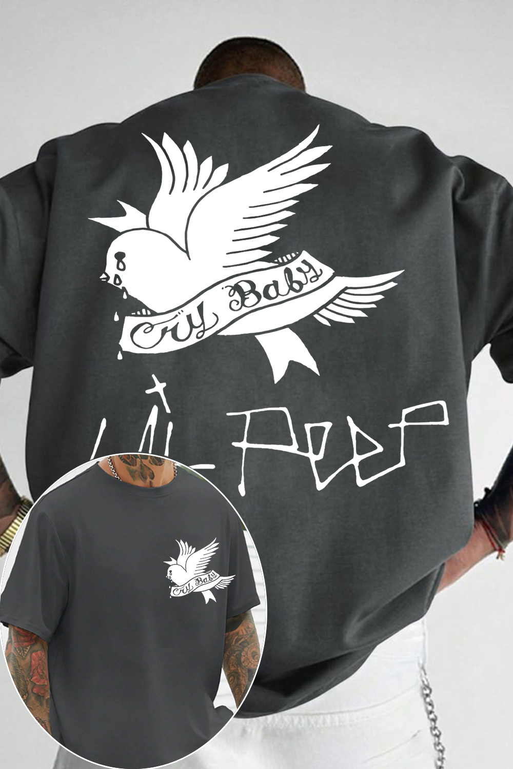 Lil Peep 'Cry Baby' 2-Sided T-Shirt